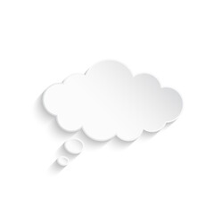 Wall Mural - thought cloud