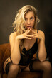 © Ruud - Young blonde woman in lingerie