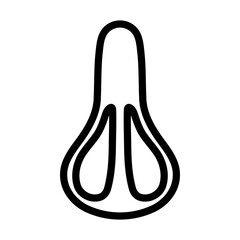 Poster - Bike Seat Icon Top View