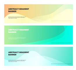 Beautiful gradient background for banner web ads and promotion