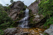 Veu da Noiva Waterfall in Serra dos Orgaos National Park, Petropolis, Rio de Janeiro, Brazil