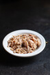 © Alesia Berlezova - canned tuna fish seafood on the table, healthy food meal snack copy space food background rustic. top view keto or paleo diet vegetarian food pescetarian diet