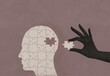 © Valeriya Simantovskaya/Stocksy - Mental health and psychotherapy concept illustration