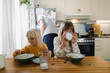 © Tanya Yatsenko/Stocksy - Kids having breakfast at home