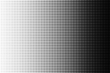 Wall Mural - dot perforation texture. dots halftone pattern. fade shade background. noise gradation. black patter