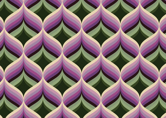 Wall Mural - abstract geometric zig zag hipster fashion hexagon pattern, rhombuses pattern muti color background
