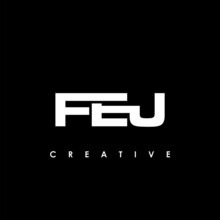 FEJ Letter Initial Logo Design Template Vector Illustration
