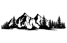 Mountain Vector Icon Illustrations