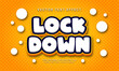 © Niestart Creation - Lock down editable text effect with social distancing theme