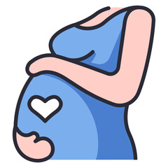 Wall Mural - pregnant icon