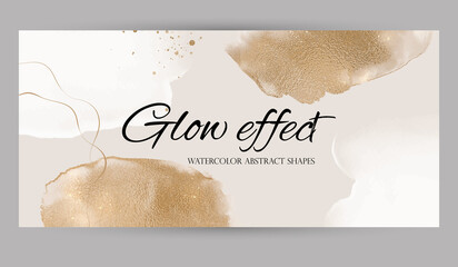 abstract watercolor luxury gold background template. suitable for social media, Mother's day card, wedding invitation cover, business card, spring summer sale, special offer, black Friday banner