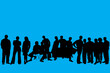 © Dibyendu - Business People Silhouette Set of 15 unique high-detailed silhouettes