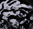 abstract black background of liquid asphalt bitumen