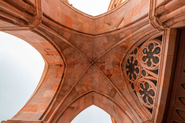 Detail of Parroquia de Fatima, Zacatecas, Mexico.