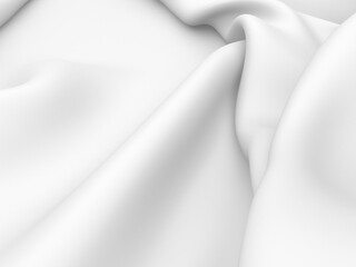 Abstract white fabric texture background