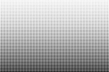 Dot perforation texture. Dots halftone pattern. Faded shade background. Noise gradation. Black pattern isolated on white background for overlay effect. Design comic. Gradient grunge points. Vector