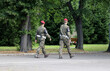 Żandarmeria wojskowa na promocji na stopień oficerski w wojsku polskim akademia wojsk lądowych wrocław.