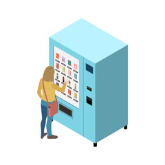 Canvas Print - Vending Machine Icon