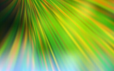 Light Green, Yellow vector glossy abstract backdrop.