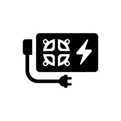 Canvas Print - Power supply icon. Vector EPS file.