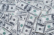 © Comet Design - One hundred US dollars banknotes. Cash one hundred dollar bills, 100 dollars, Benjamin Franklin portrait, american currency exchange finance. Pile of hundred US dollars