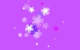 Fototapeta Motyle - Light Purple vector elegant background with flowers.