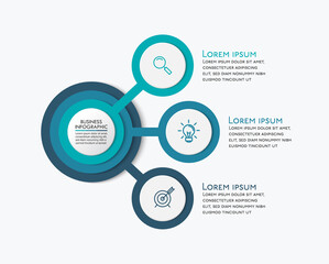 Business circle. timeline infographic icons designed for abstract background template milestone element modern diagram process technology digital marketing data presentation chart Vector