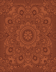 Wall Mural - illustration vector mandala ornament background