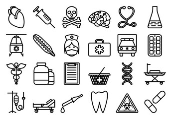 Poster - Medical Icon Set