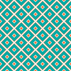 Wall Mural - Seamless pattern geometric. Colorful abstract background. Vector design