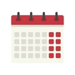 © anatolir - Office calendar icon flat isolated vector