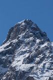 Fototapeta Góry - Picturesque peak of a large rock in the mountains