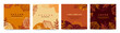 © Feodora_21 - Autumn square templates with fall leaves and geometric shapes. Editable vector backgrounds for social media posts, sale, greeting cards, invitations, mobile apps, banners and web ads