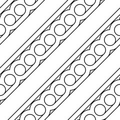 Sticker - Design seamless monochrome stripy pattern