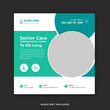 © Graphic Stock - Senior health care Instagram post design