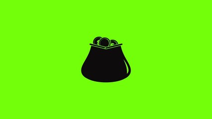 Sticker - Purse money icon animation