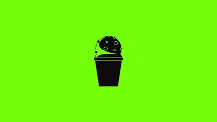 Sticker - Popcorn icon animation