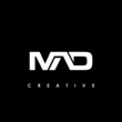 MAD Letter Initial Logo Design Template Vector Illustration