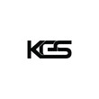 kes initial letter monogram logo design