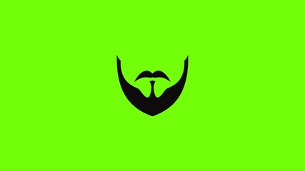 Sticker - Person beard icon animation