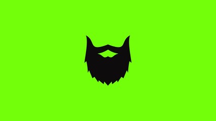 Sticker - Villainous beard icon animation