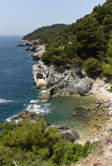 Wall Mural - Picturesque Mediterranean bay.  Summer travels