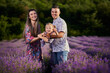 © Xalanx - Happy family in lavender field