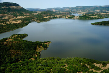 Veduta del lago dell'Alto Temo