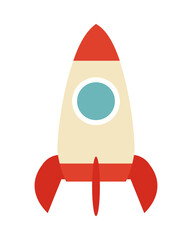 Poster - space rocket icon