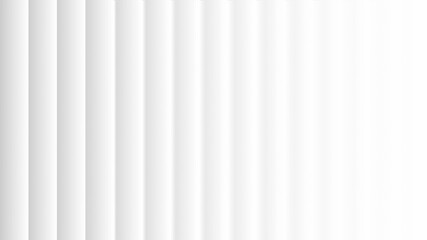 Wall Mural - Minimalist White Abstract Background 3D Blurred Lines In A Row. Futuristic Technology Wide Wallpaper