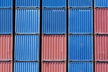 Stack of Containers at a Port