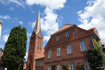 Wall Mural - Maria-Magdalenen-Kirche in Lauenburg