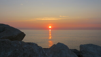 Poster - Alba sul mare