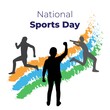 vector illustration for national sport day